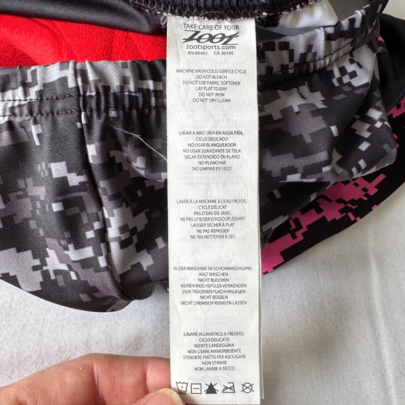 Zoot Women's Limited Edition 7" Cycling‎ Shorts Digital Camo Multicolor Large - Picture 5 of 16